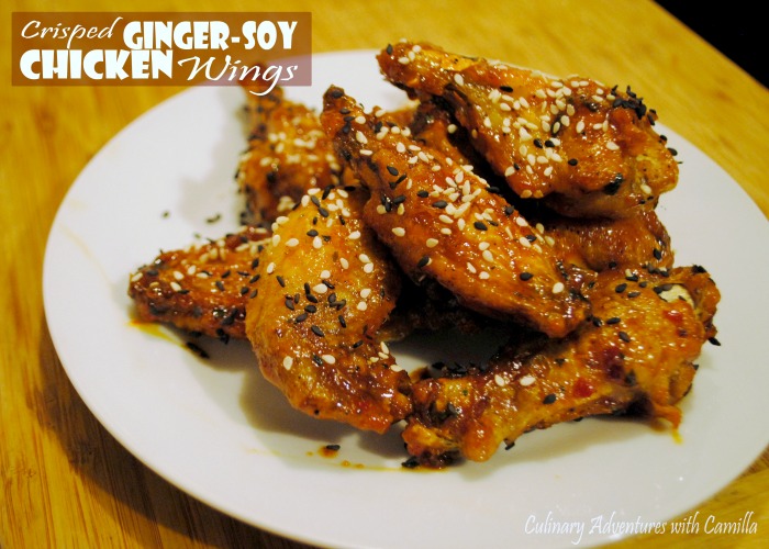 Crisped GingerSoy Chicken Wings + Beer Pairing, a WingWeek guest post