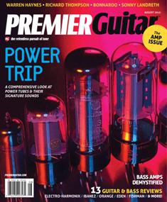 Premier Guitar - August 2015 | ISSN 1945-0788 | TRUE PDF | Mensile | Professionisti | Musica | Chitarra
Premier Guitar is an American multimedia guitar company devoted to guitarists. Founded in 2007, it is based in Marion, Iowa, and has an editorial staff composed of experienced musicians. Content includes instructional material, guitar gear reviews, and guitar news. The magazine  includes multimedia such as instructional videos and podcasts. The magazine also has a service, where guitarists can search for, buy, and sell guitar equipment.
Premier Guitar is the most read magazine on this topic worldwide.