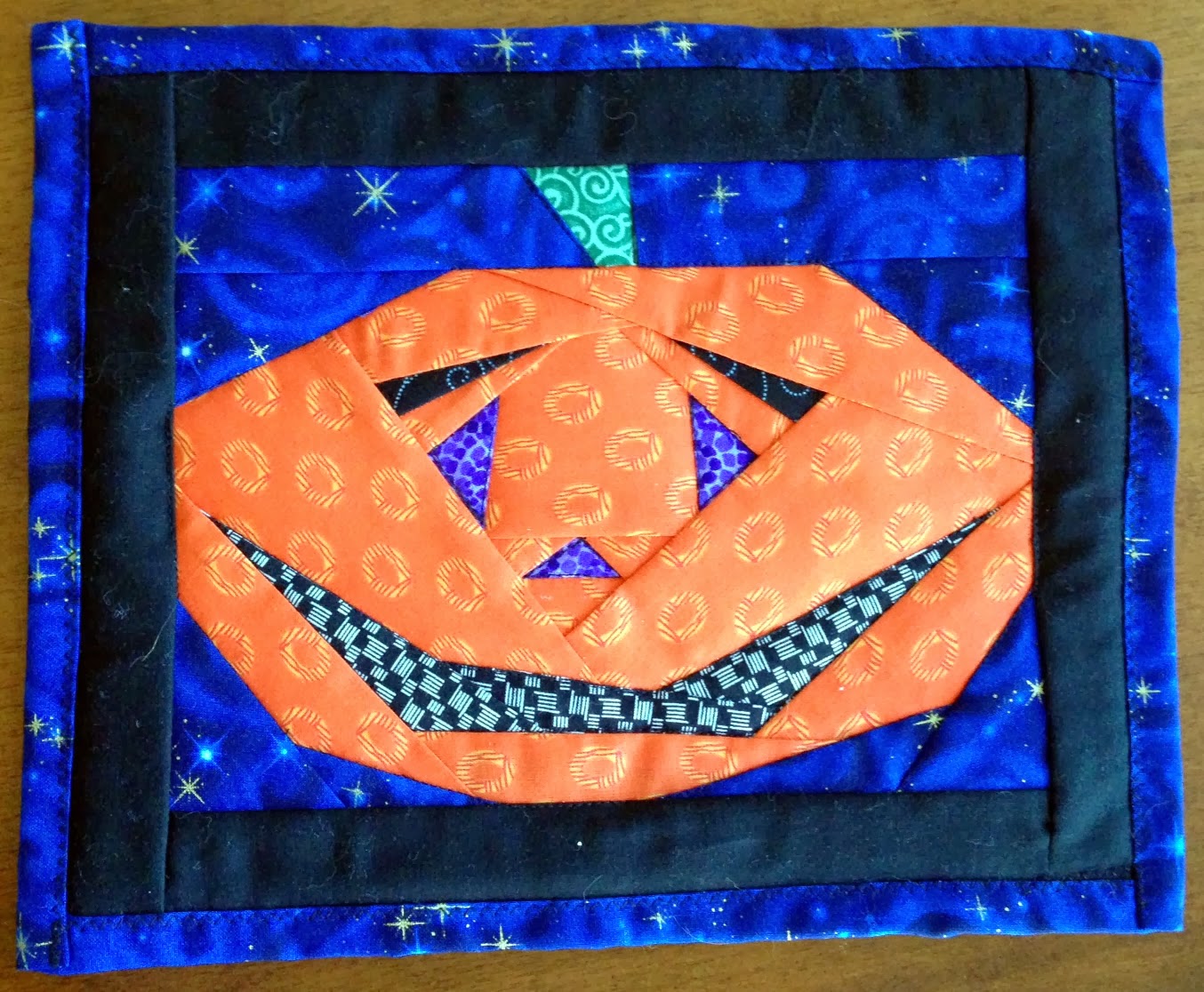 Elizabeth Quilts Plus Little Paper Pieced Jack O Lantern