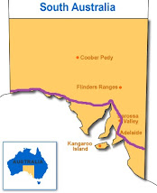 Carte du South Australia (SA)