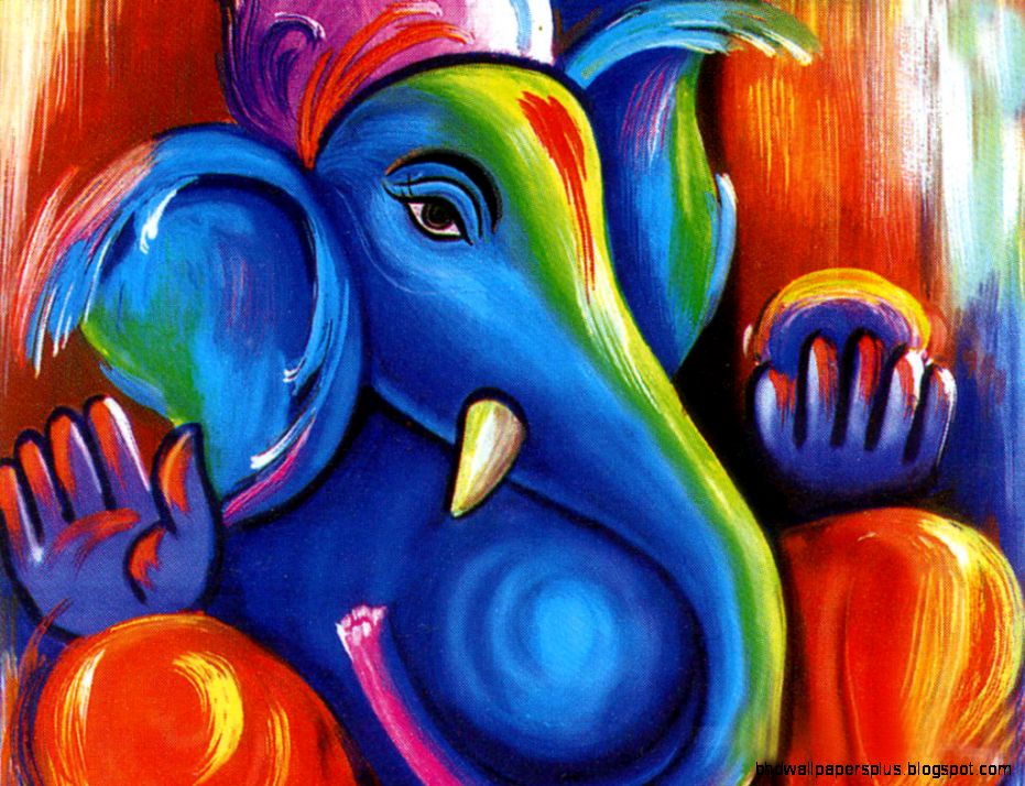 Painting Ganesh Ji Painting Ganesh Ji