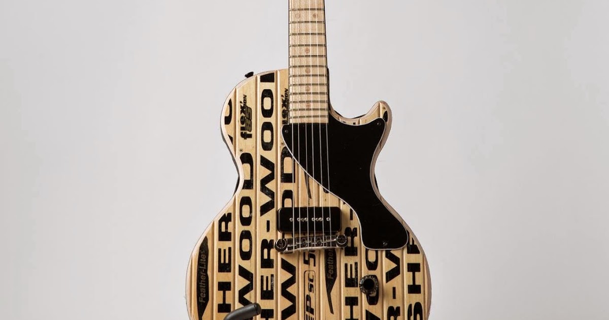 Guitar Blog Sherwood Hockey Stick Guitar. A guitar made from hockey sticks