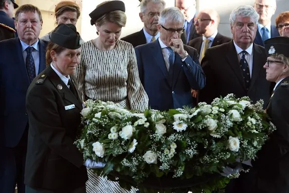 Queen Mathilde of Belgium attended the 30,000th 'Last Post' ceremony at the Menin Gate