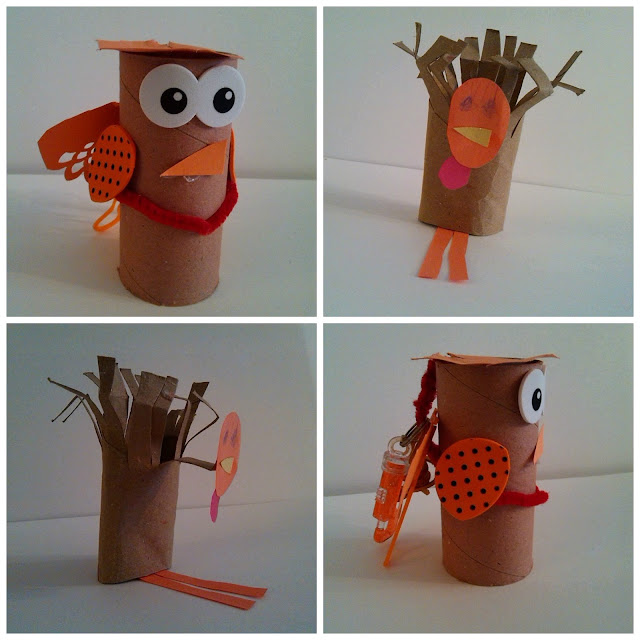 Easy Cardboard Toilet Tube Turkeys