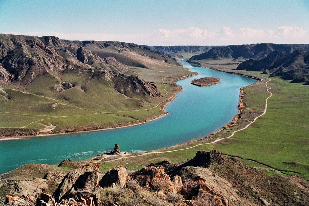 Lake Balkhash, Kazakhstan