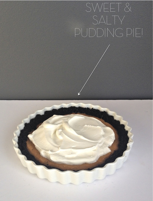 SaltedCaramel Pudding Pie—My New Favorite Sweet n' Salty Treat! / Hey