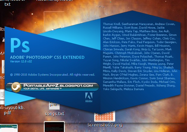 Adobe Photoshop CS5 portable mac
