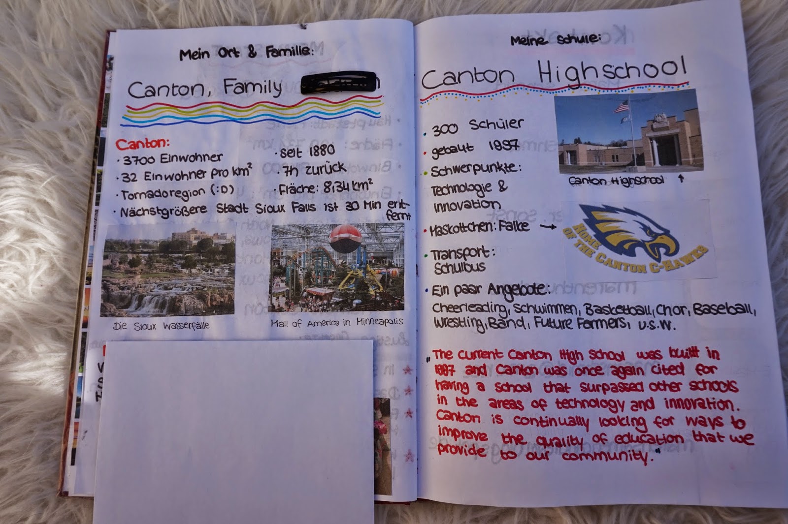 Mein Auslandsjahr 2015/16 : Abschiedsbuch