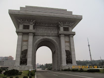 Arch of Triumph for the stalemate but declared victory of Korean War, 1950-53, Pyongyang, N Korea
