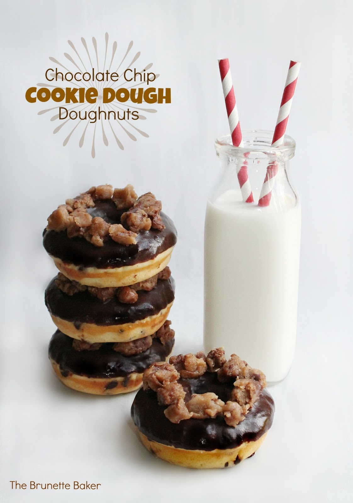 Chocolate Chip Cookie Dough Doughnuts The Baker