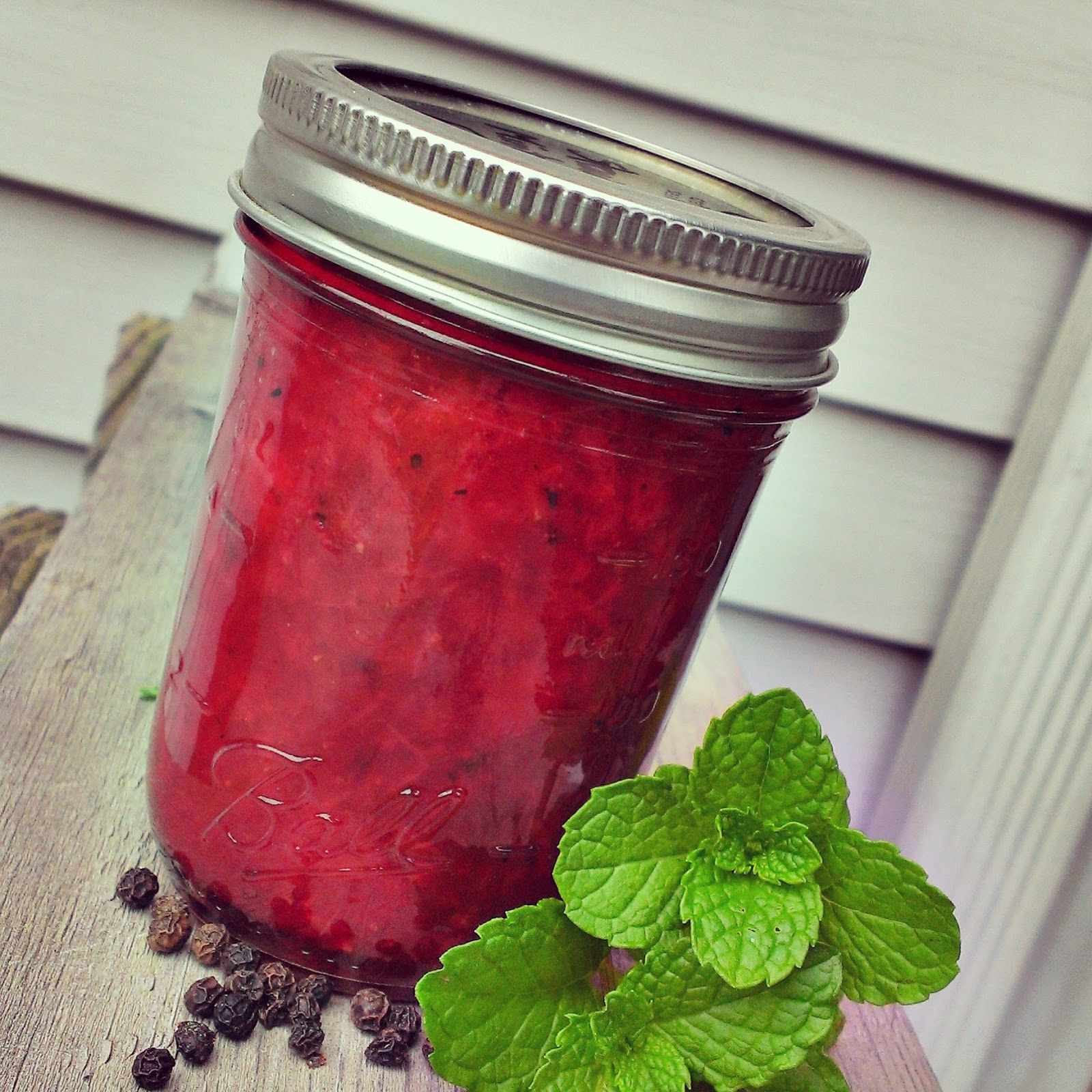 Cluck Wild Homestead Strawberry Mint Black Pepper Jam