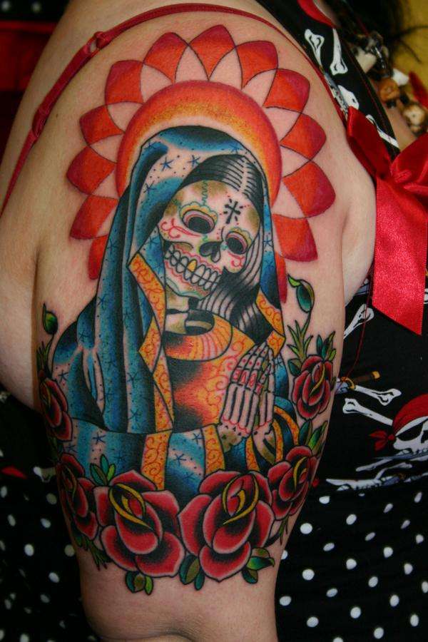 Tatuajes de la santa muerte significado y su historia | Belagoria | la