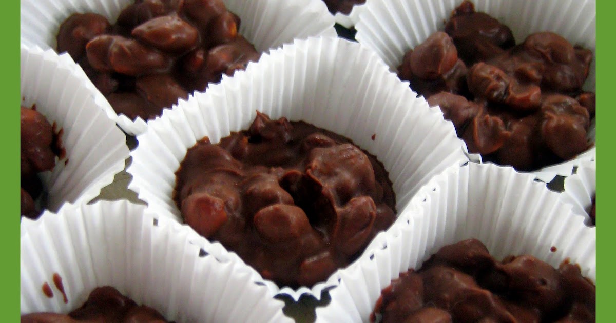 Julie's Crock of the Week! Crock Pot Chocolate Peanut Clusters!