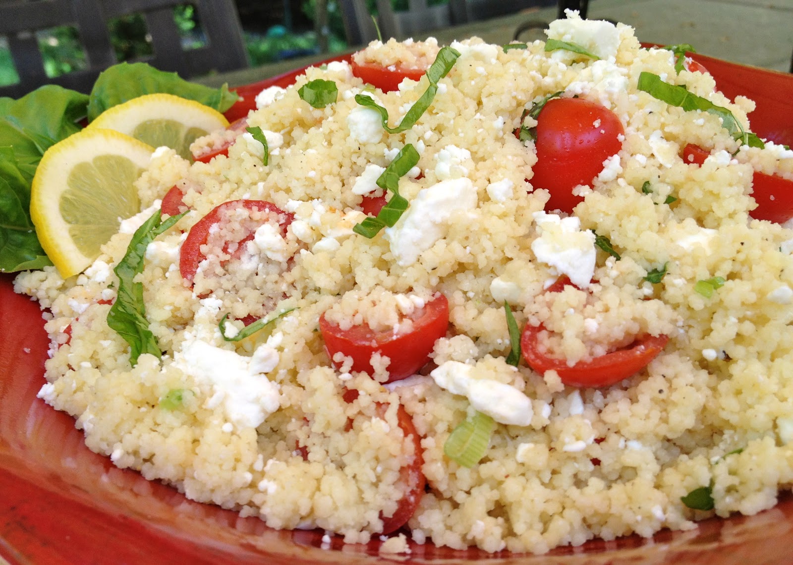 Couscous with Feta, Tomatoes & Basil A Southern Soul