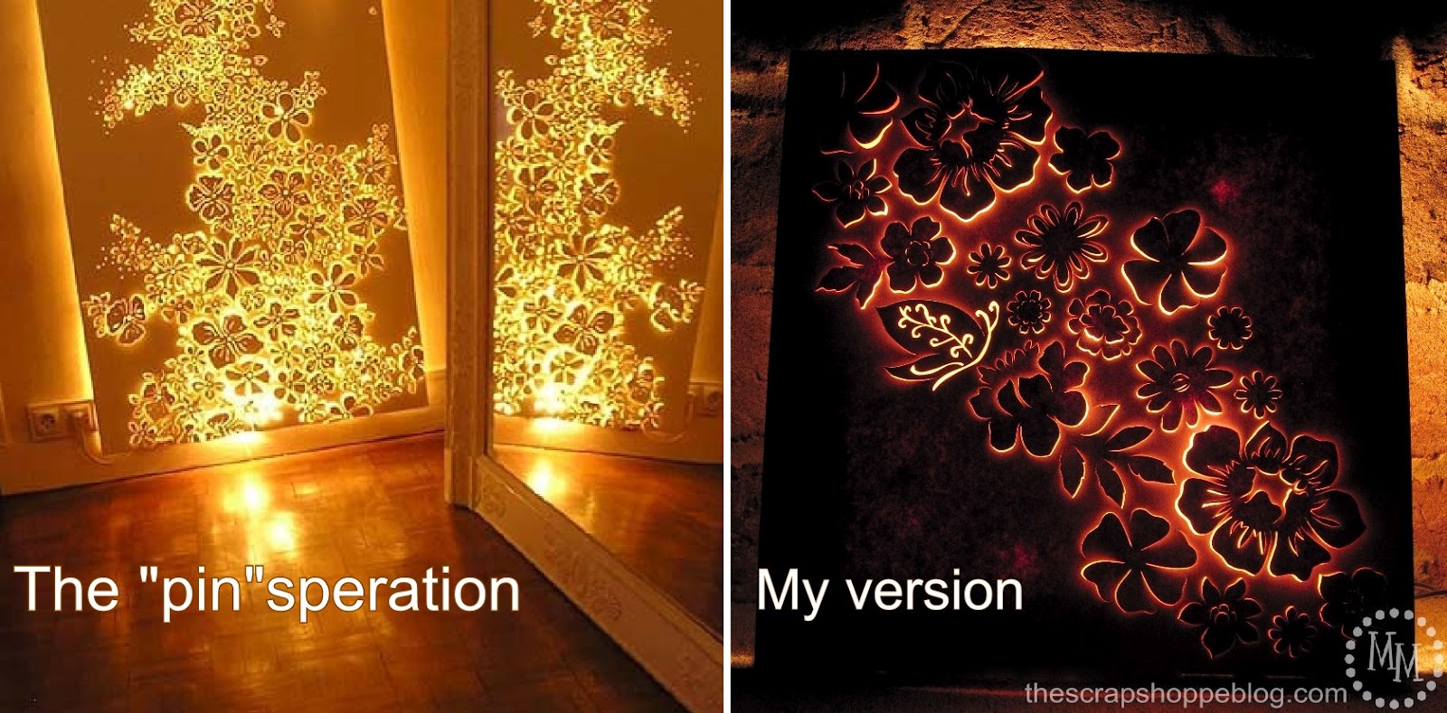 Backlit Canvas Art The Scrap Shoppe