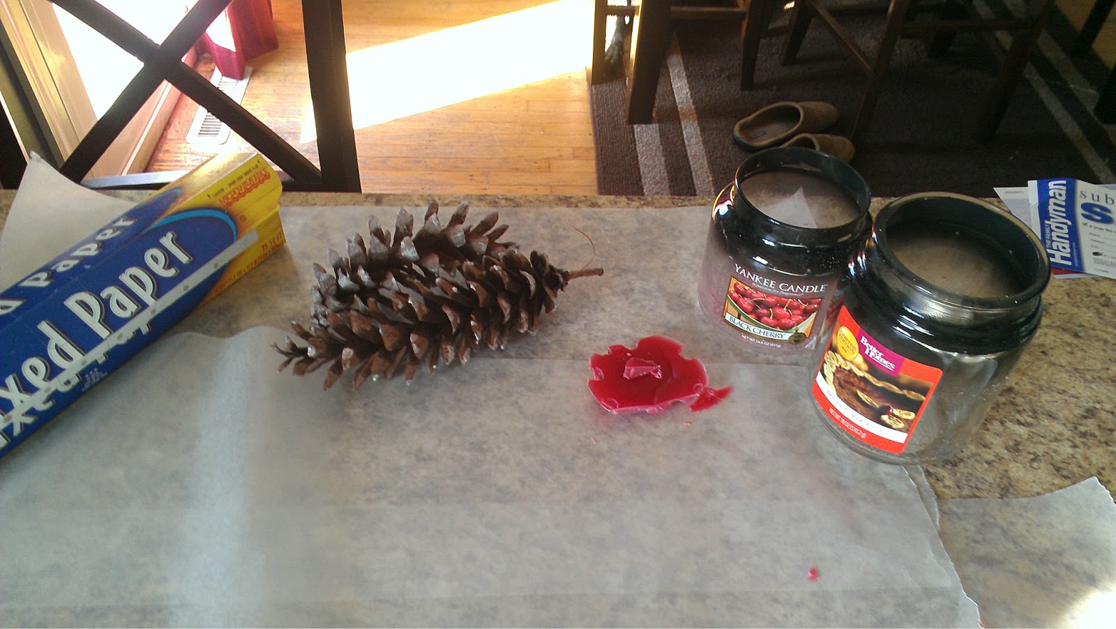 DIY Craft Angel DIY Fragrant Wax Dipped Pine Cones Easy To Make!!
