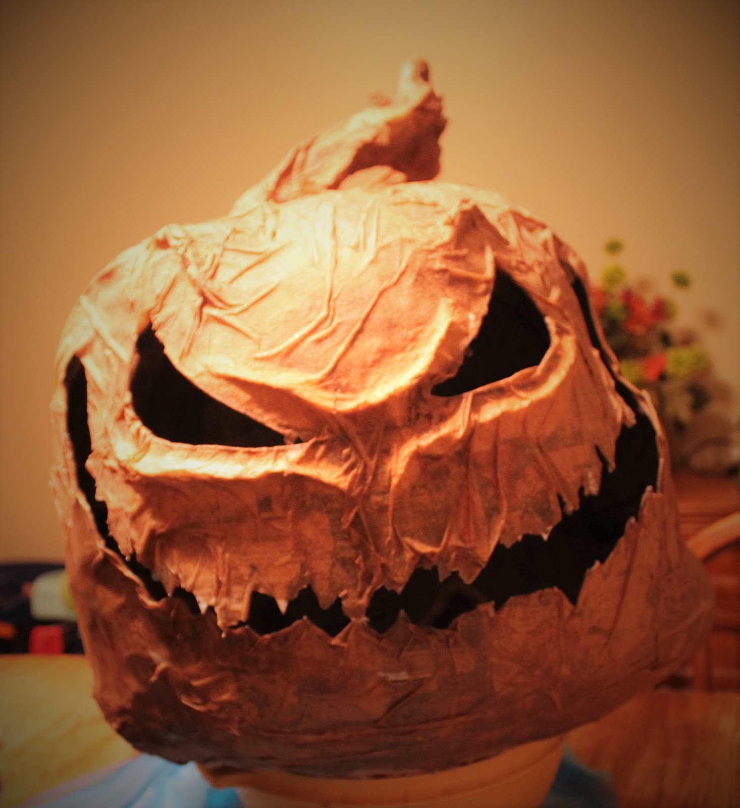 The Tomecko Echo First attempt at paper mache halloween decorations