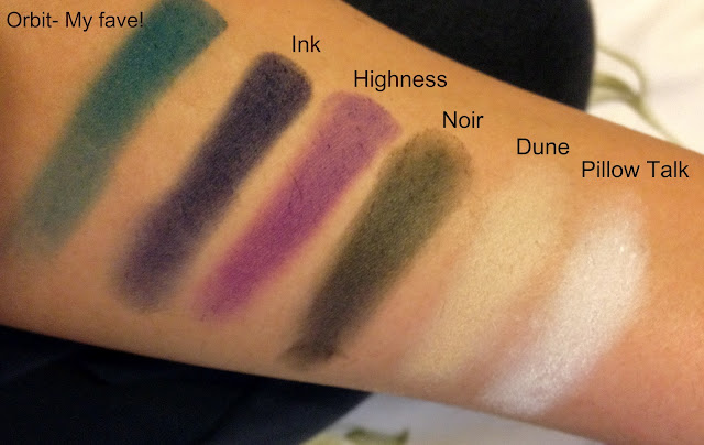 Sleek darks matte palette eyeshadow swatches pigmentation