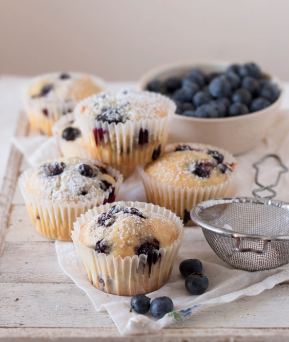 The Kate Tin Blueberry (cheesecake) muffins