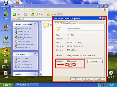 Learn how to unhide files and folders in windowsXP step8 Learn how to unhide files and folders in windowsXP step8