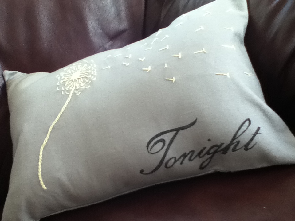 Made by Me. Shared with you. Bridal Shower Throw Pillow Tonight, Not