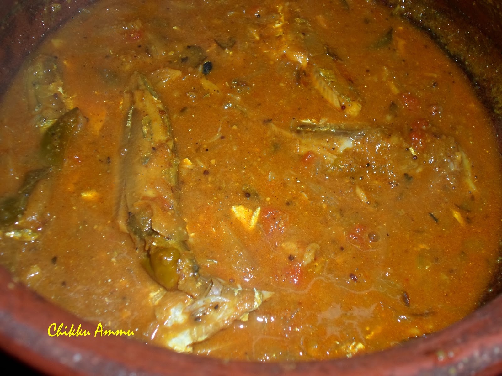Chikkus Kitchen : Fish curry (south indian style)