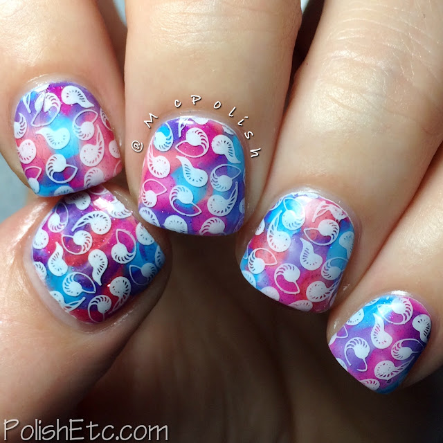 Ellagee - Brunch with Unicorns - McPolish - splotches and stamping
