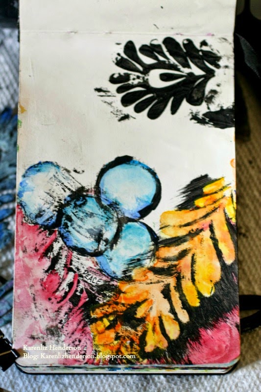 My Creative Endeavors Art Journal Page White Space