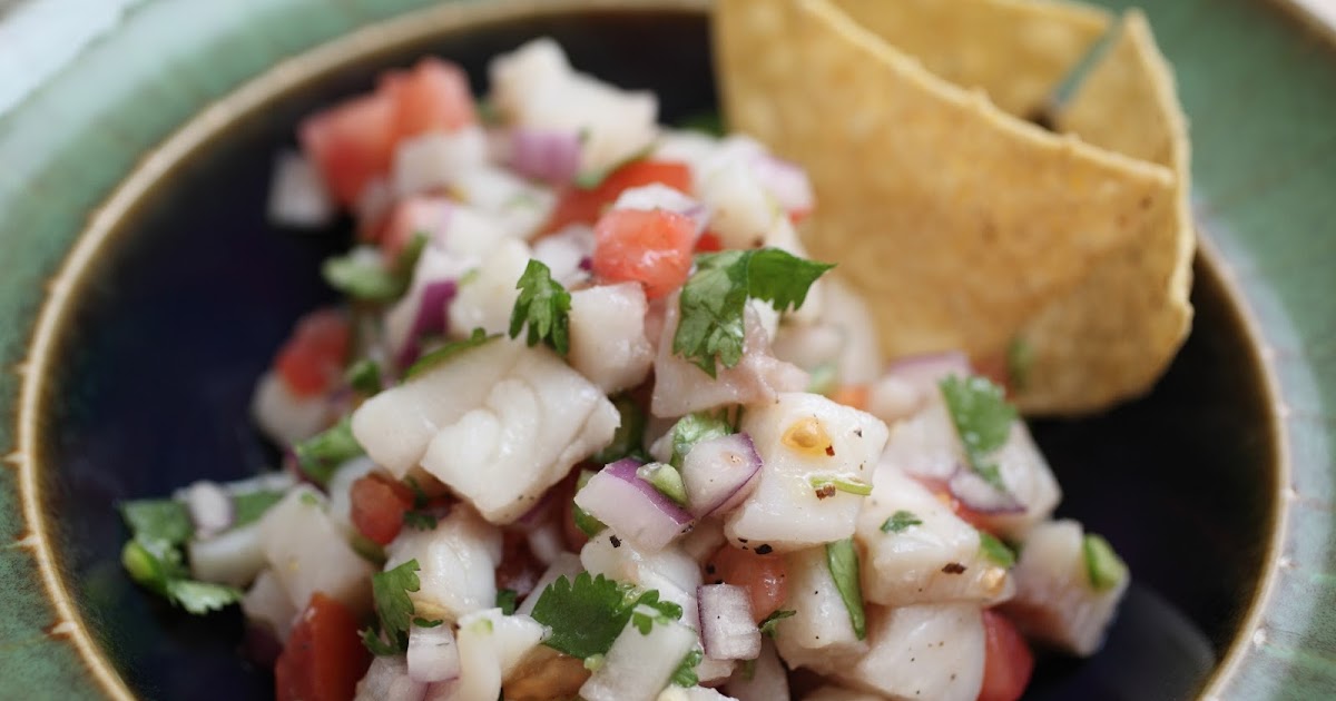 Happy Healthy Chocoholic Tilapia Ceviche
