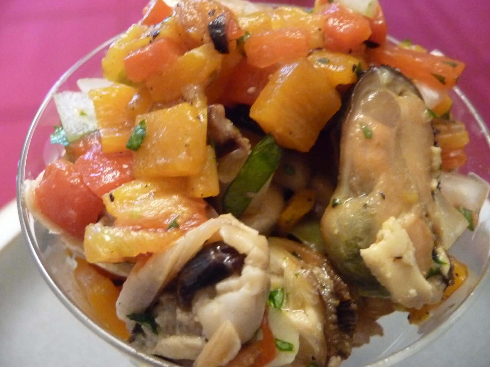 Chef Bolek Smoked Mussel Salad