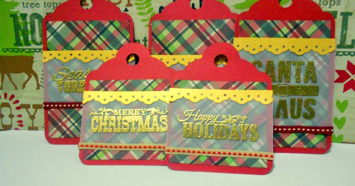 L.E. Paper Studio: Christmas tags