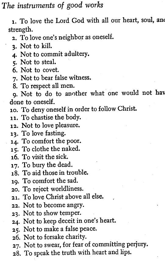 Inigo Hicks The Rule of St. Benedict (part 2)