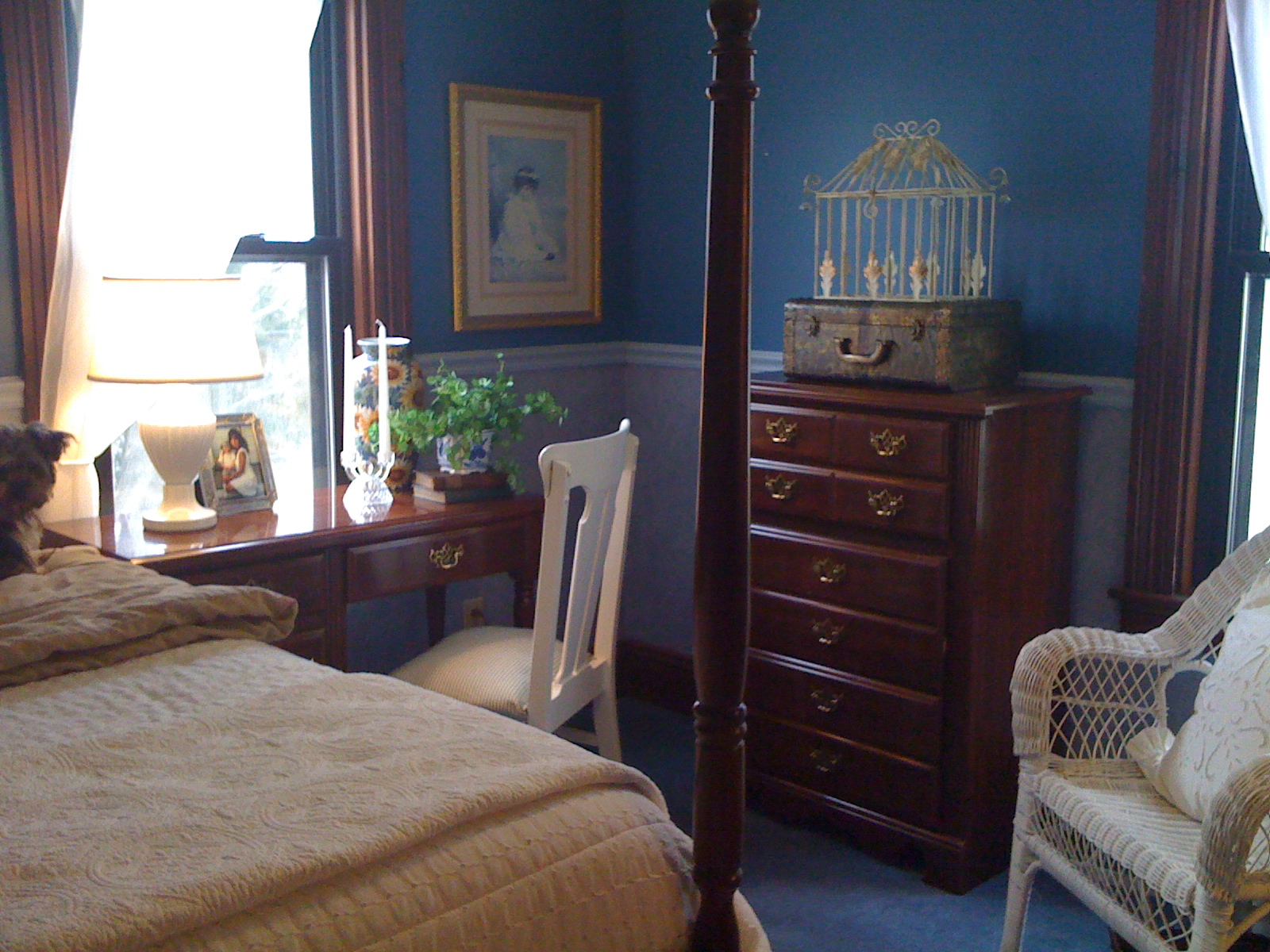 Creative Choices Interior(s) Blue Guest Room