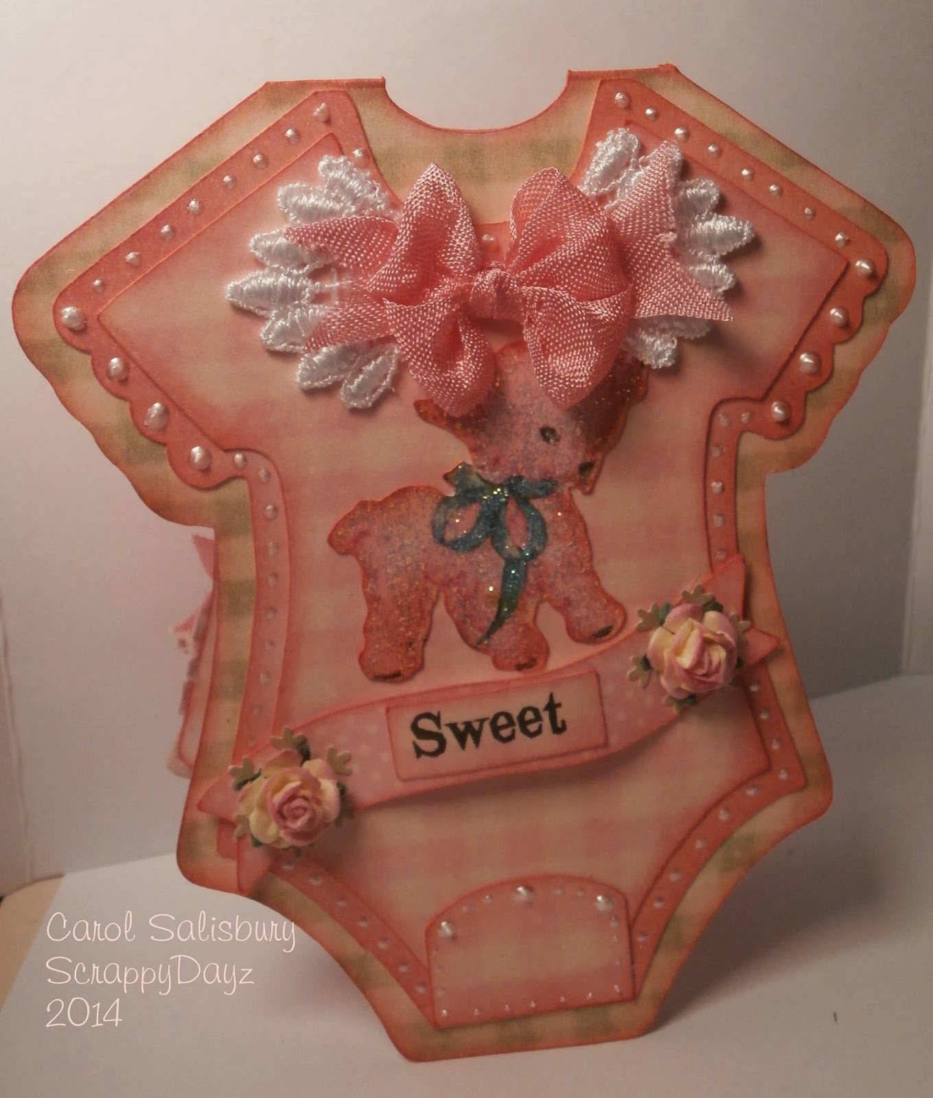 Heather A Hudson Vintage Baby Boy Onesie Card & Collage Sheets