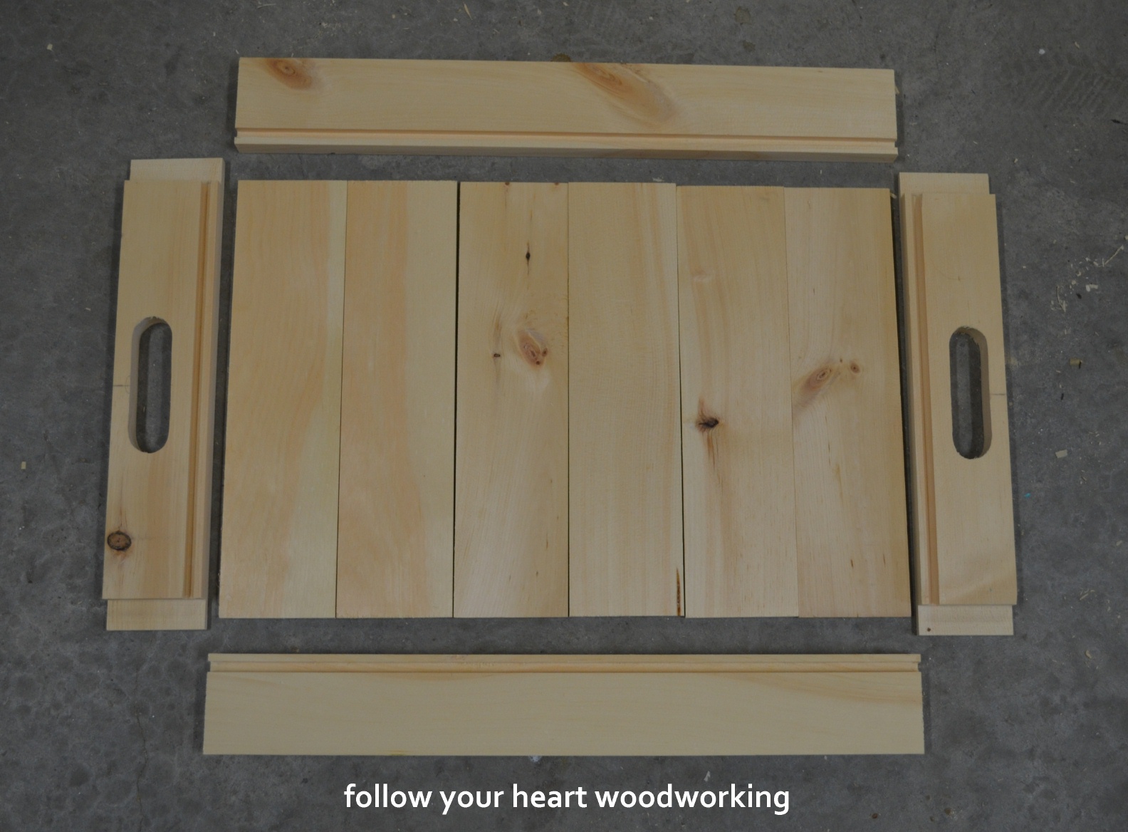 follow your heart woodworking Serving Trays Made From Pine