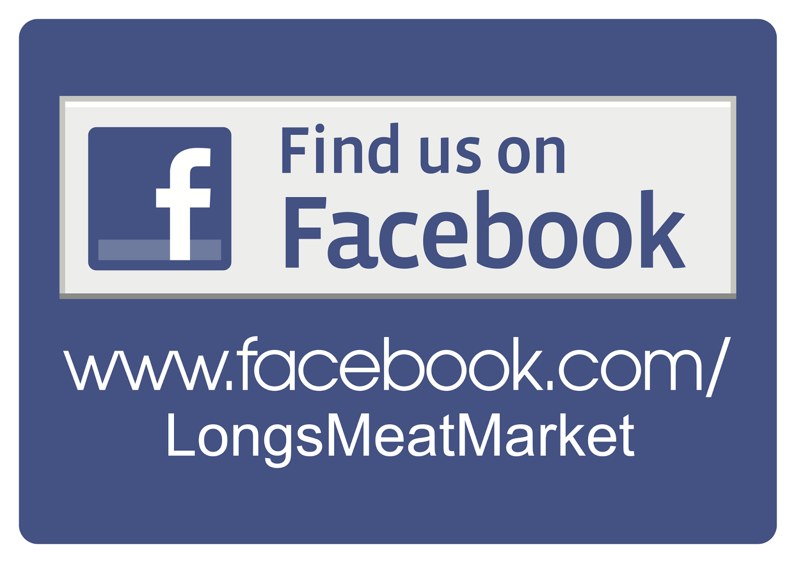 Greetings in August Goodbye to July Long's Meat Market