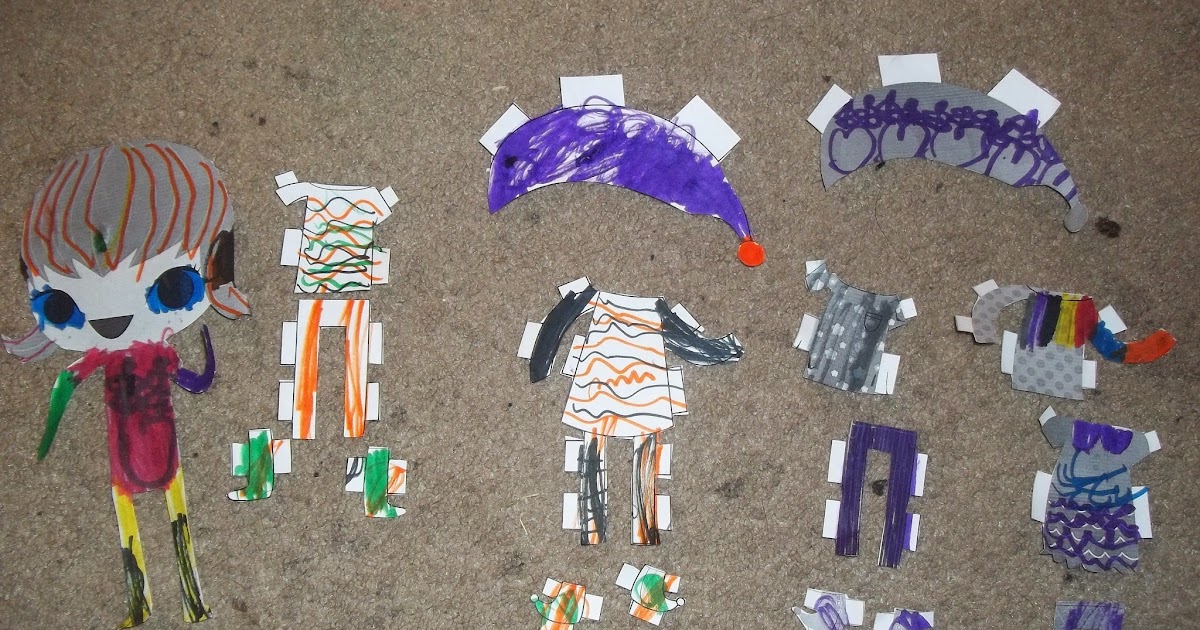 Thrifty Momma Brownie Elf Paper Dolls and Rationing Water Activity