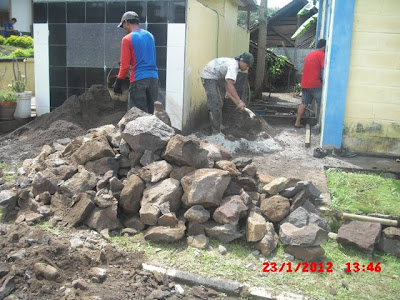 Gotong Royong Perbaikan Sarana YABNI