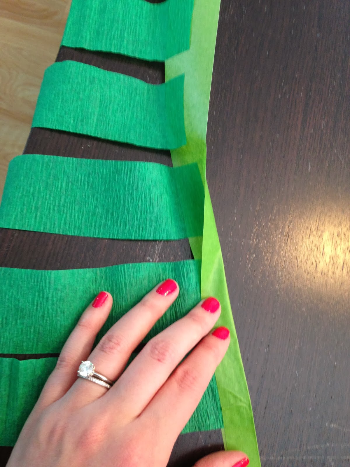 Our Hobby House DIY Hawaiian Grass Skirt