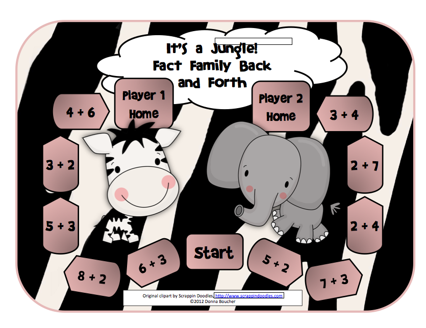 The Best of Teacher Entrepreneurs FREE MATH LESSON “Fact Family Back
