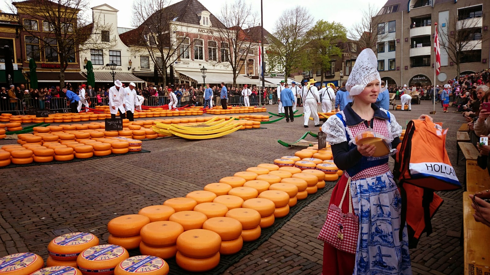 The Netherlands Alkmaar Cheese Market A Kid at Heart