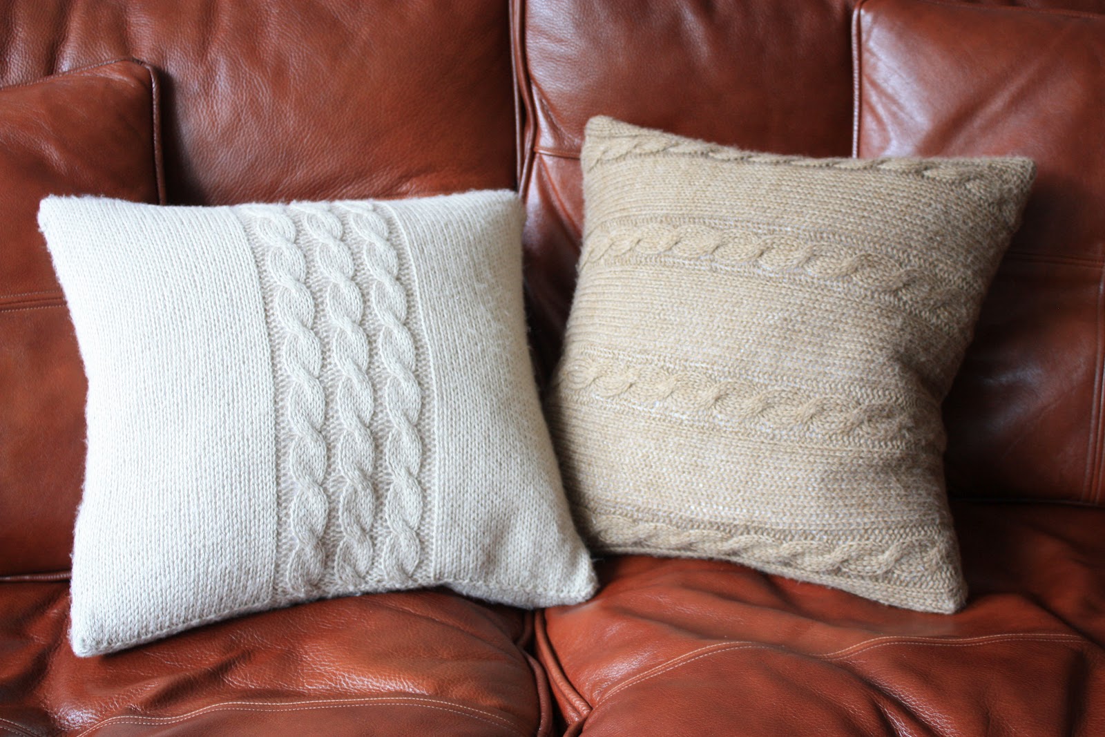 Nati's Little Things Knitted cushion covers
