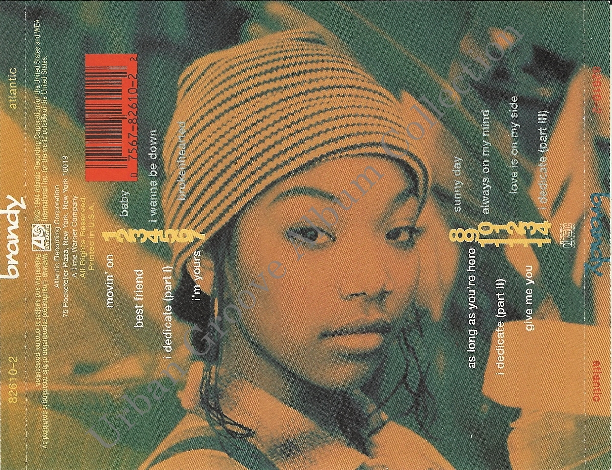 Urban Groove Album Collection Brandy Brandy (1994) R&B Female