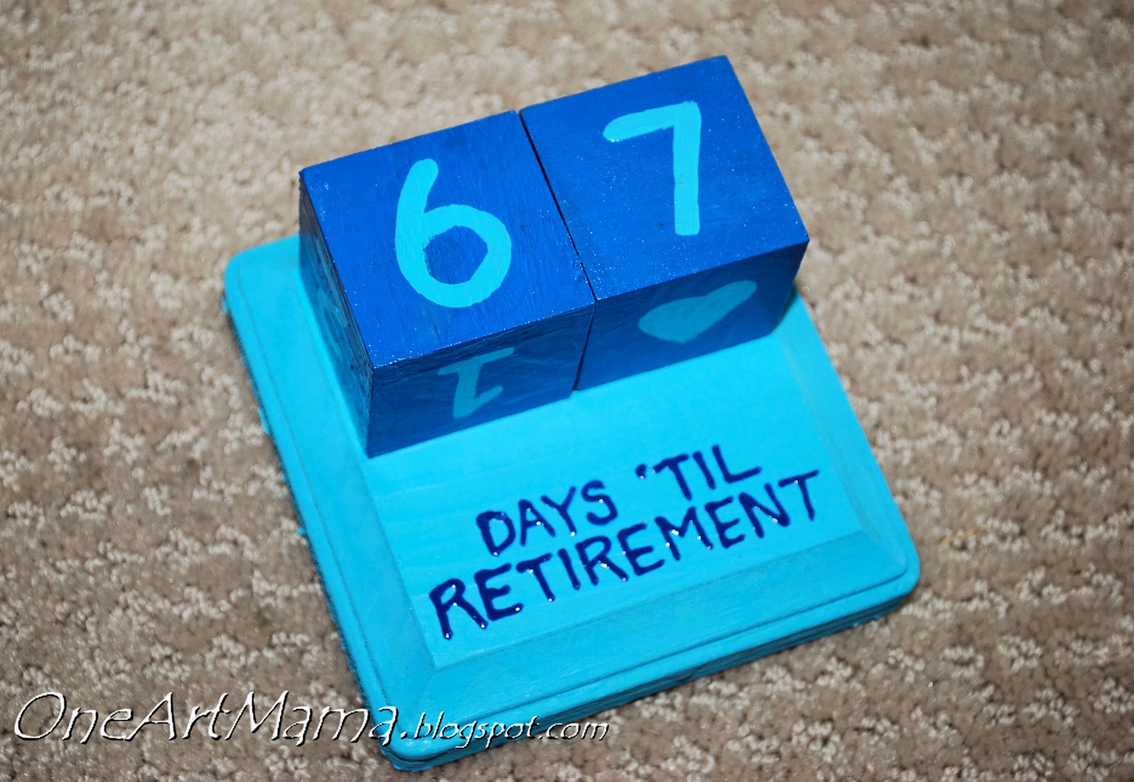 Gift Idea Retirement Countdown Amy Latta Creations