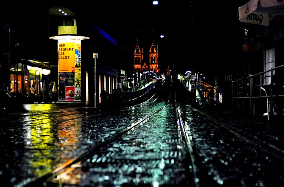 Rainy City Wallpaper HD Desktop Image Rainy City Wallpaper HD Desktop Image