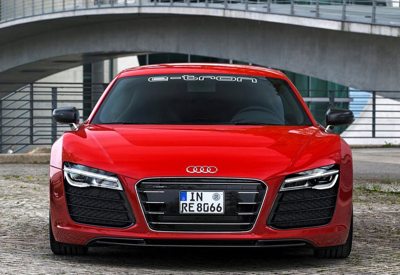 19+ Audi R8 E-Tron Sports Car Background