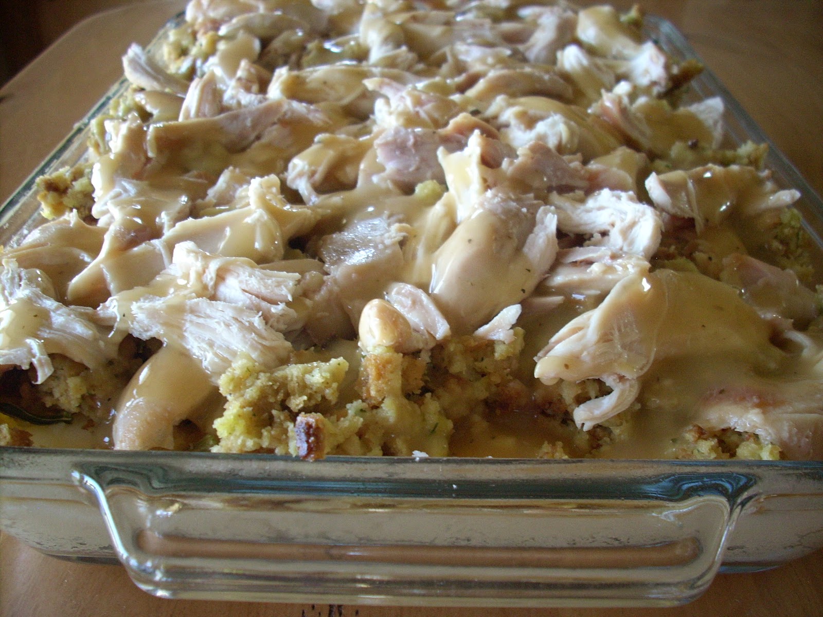 The Fully Fed Recipes: Chicken Dinner Layered Casserole