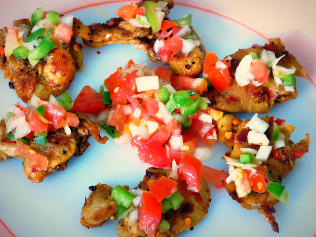 Grilled Chicken with Salsa