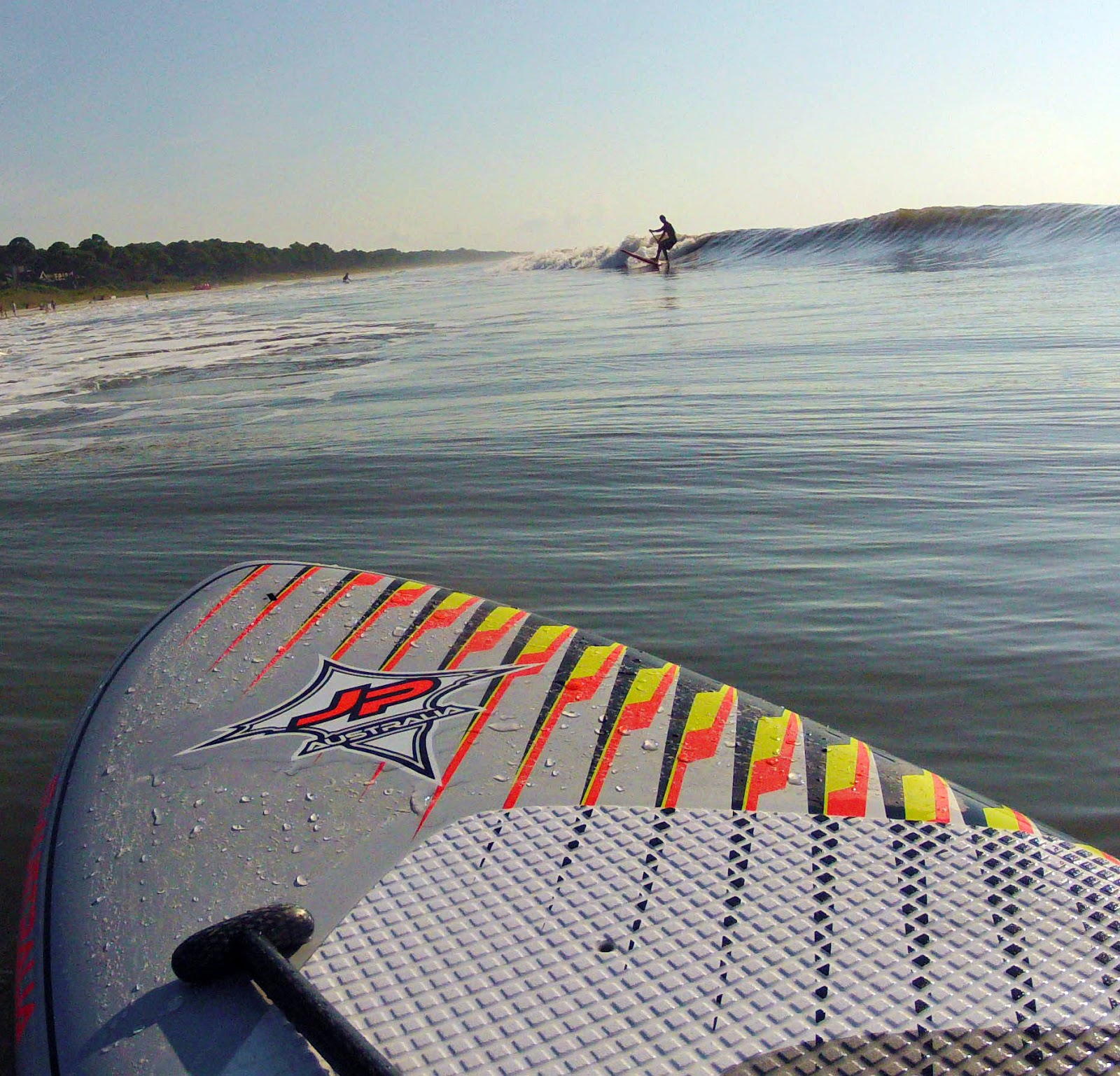 Atlantic Paddle Surfing Hilton Head's Glassy surf this morning.