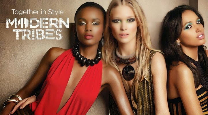 Supermodel Flaviana Matata For Italian Kiko Cosmetics 'Modern Tribes'